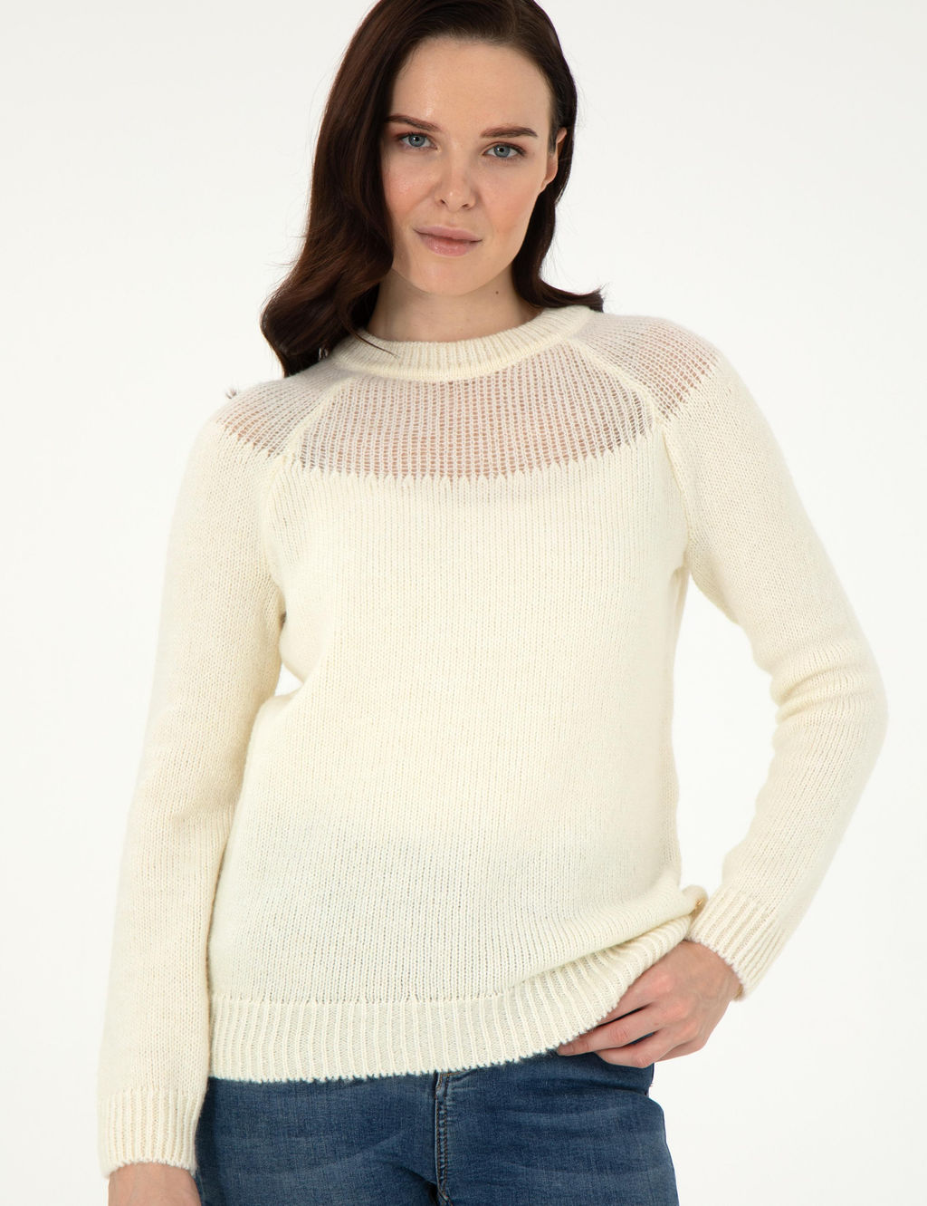 Ekru Regular Fit Kazak - Pierre cardin фото 3