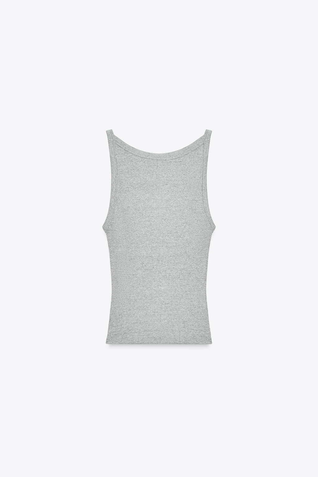 RIBBED HALTER TOP - Zara фото 16