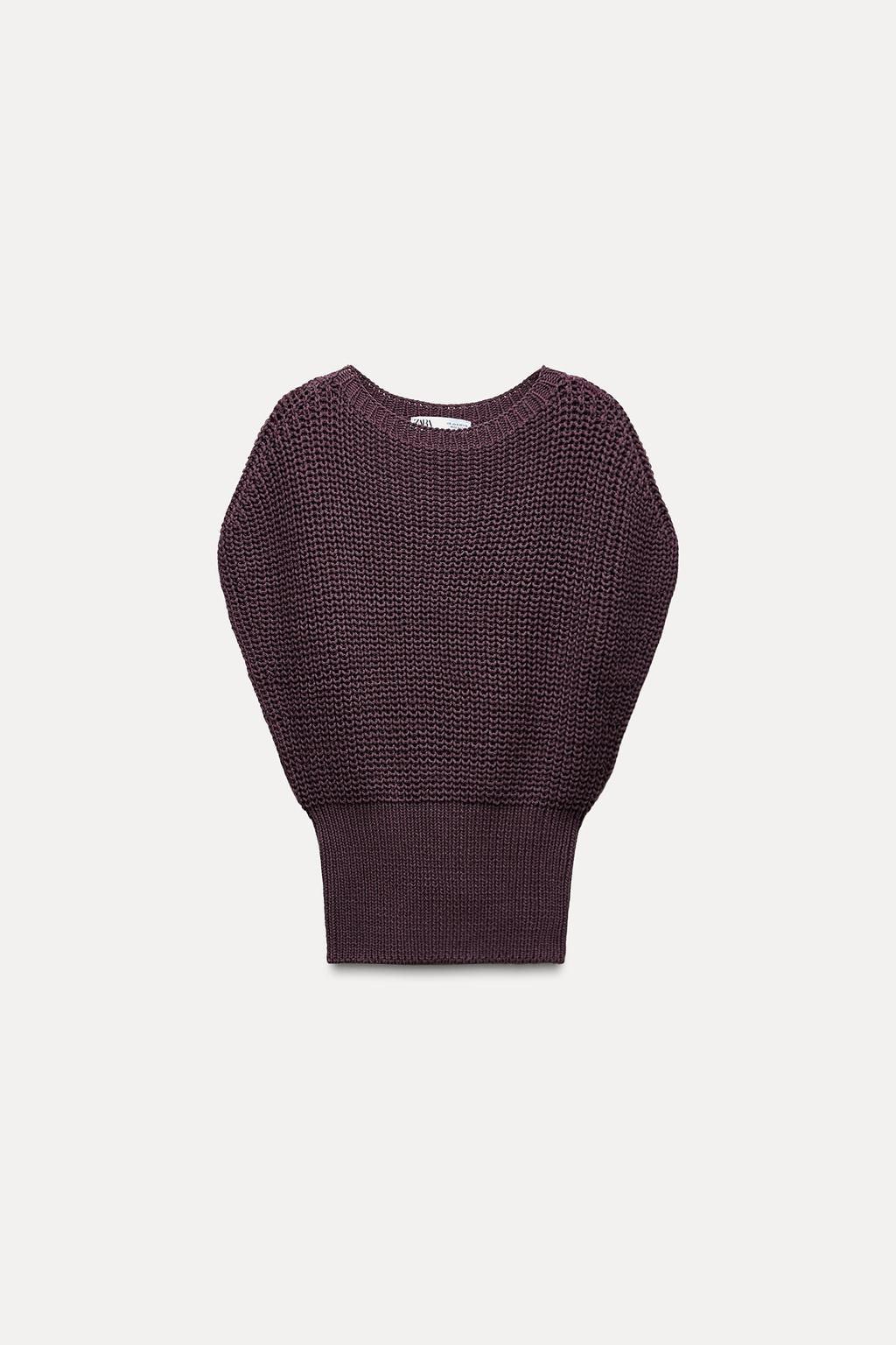 CHUNKY KNIT TOP - Zara фото 3