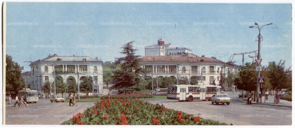 Открытка Крым.Севастополь Площадь Ушакова