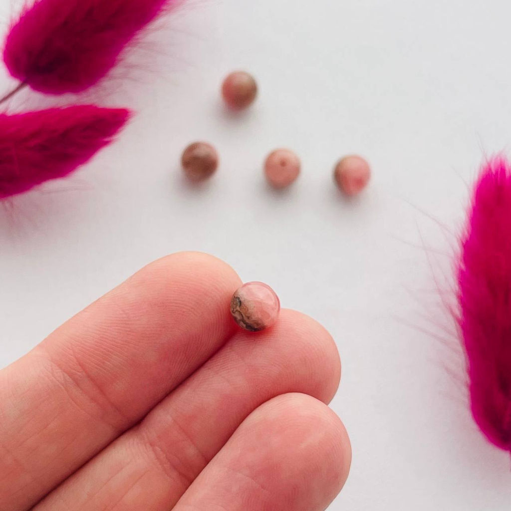 Бусины для украшений из Родохрозита (5 шт)