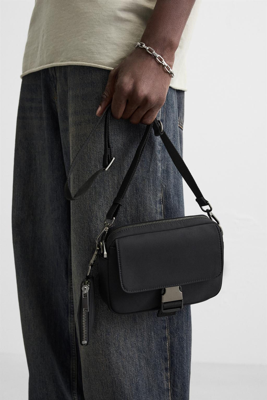 NYLON CROSSBODY BAG - Zara фото 7
