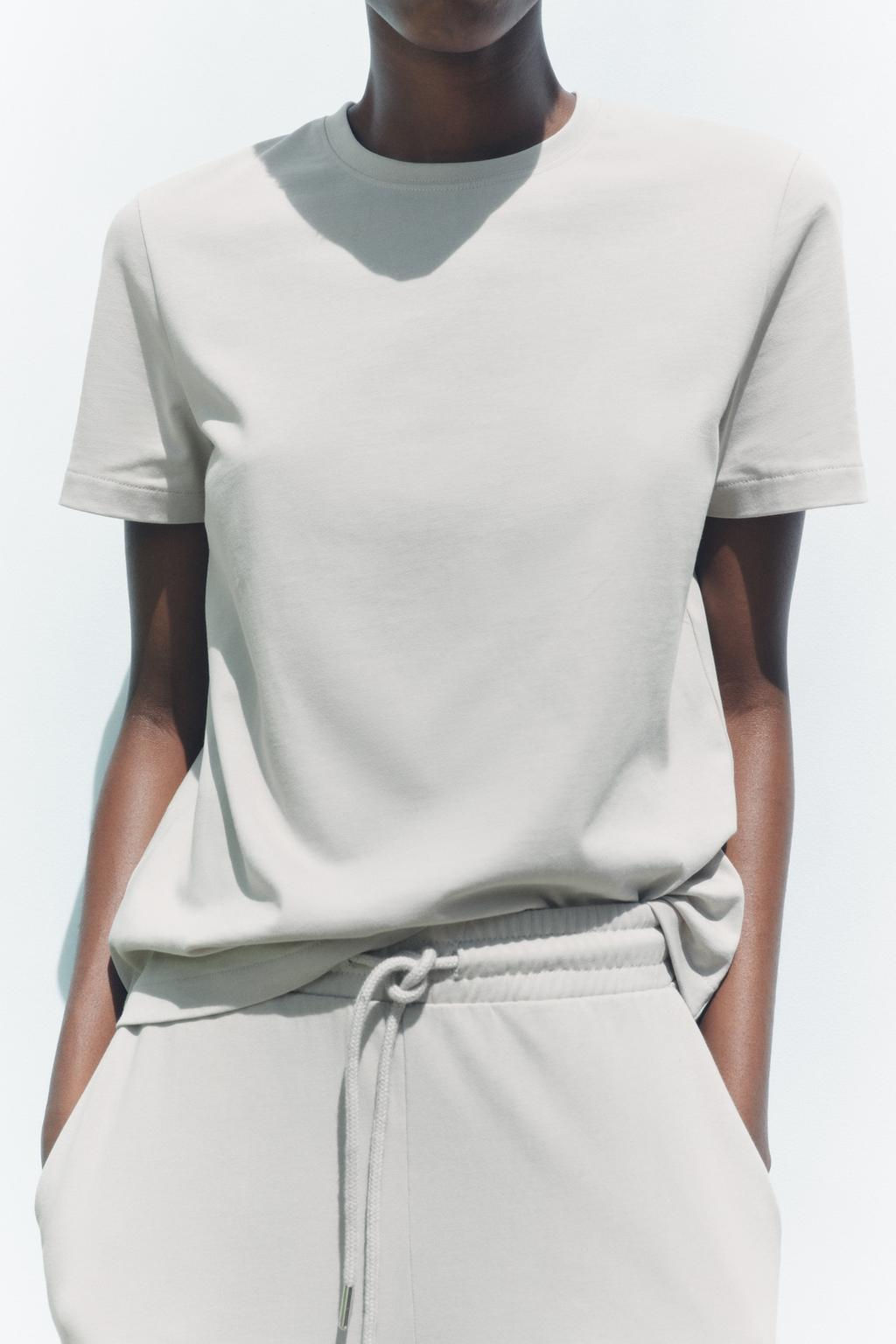 HEAVY COTTON T-SHIRT - Zara фото 7