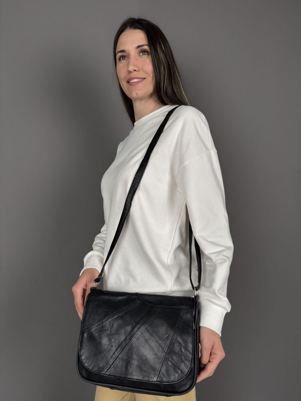 Сумка женская из телячьей кожи