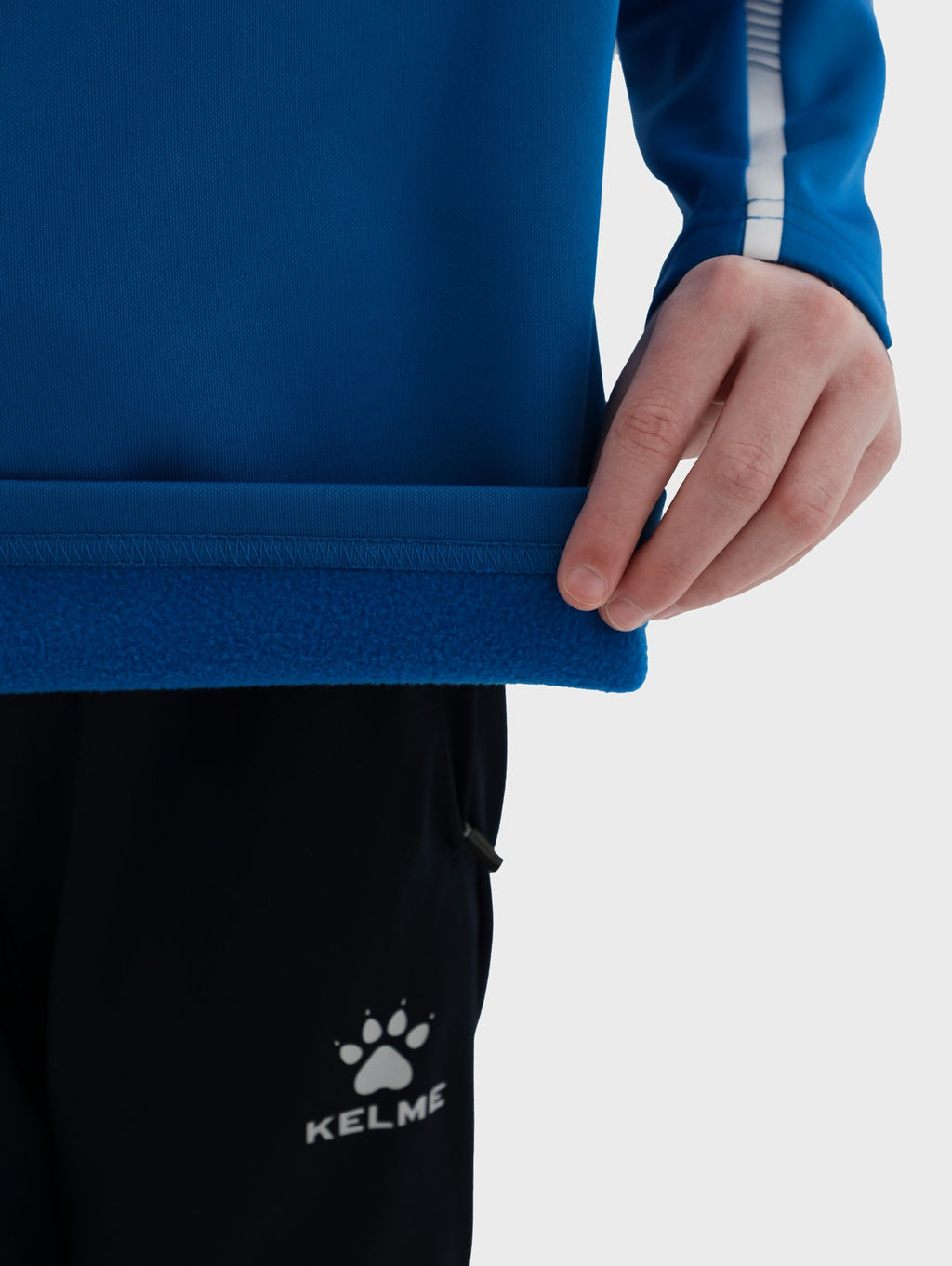 Детская олимпийка KELME Childrens Pullover (plus Fleece) Blue