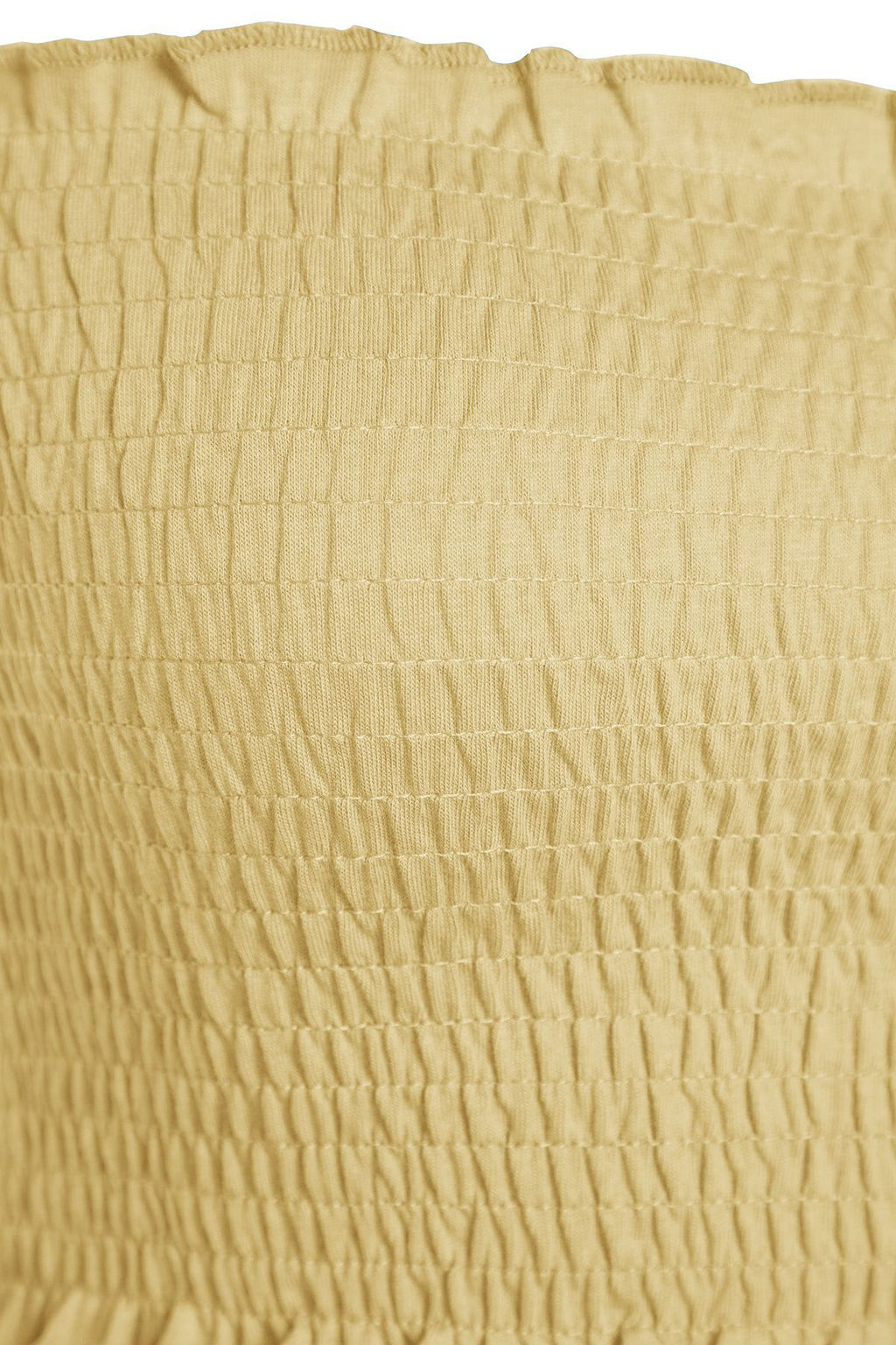Ac?k Sar? Straplez Gipeli Fitted Esnek Orme Bluz TWOSS23BZ01011 - Trendyolmilla фото 5