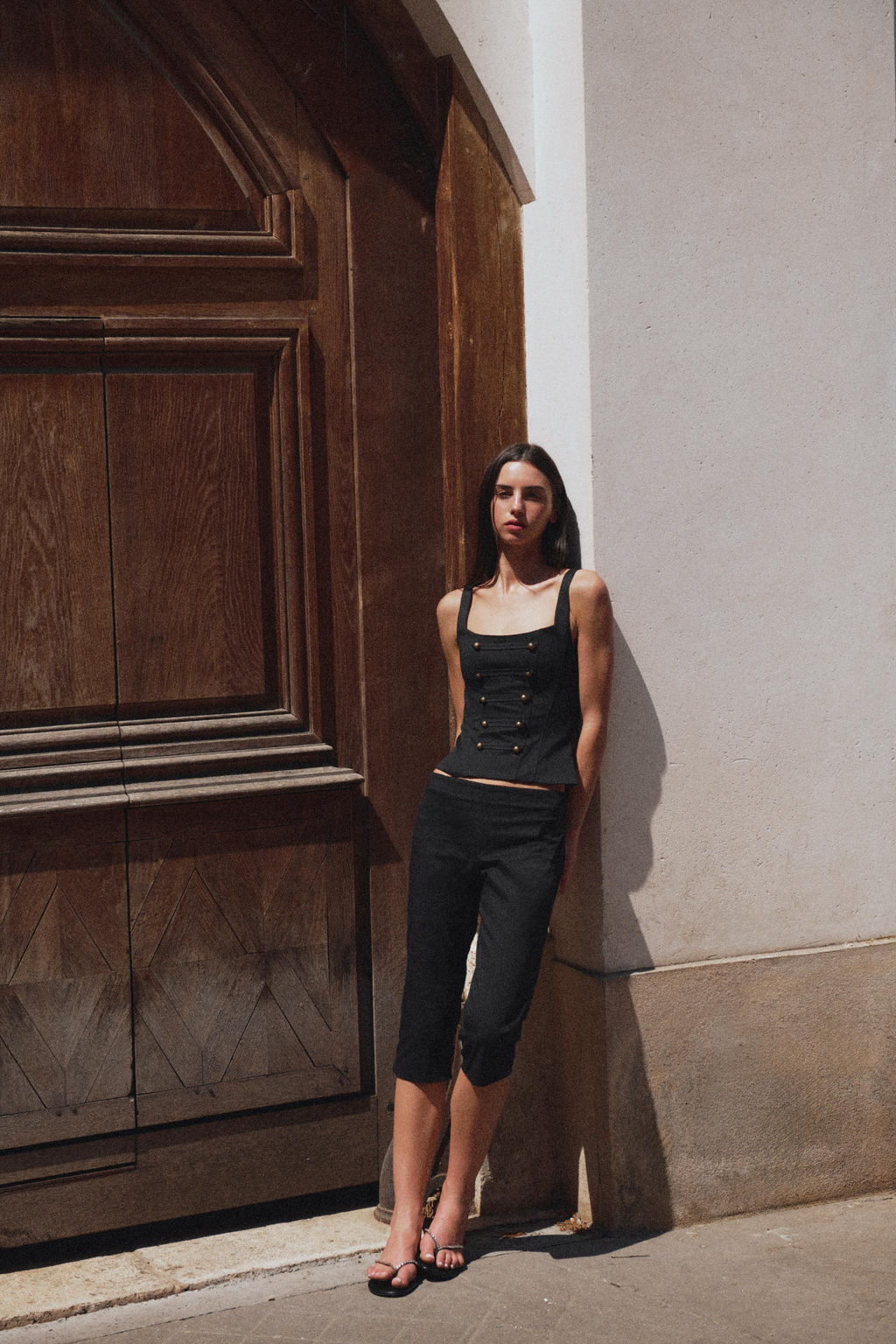 SANDALIA PLANA BRILLOS / Negro - Zara фото 2
