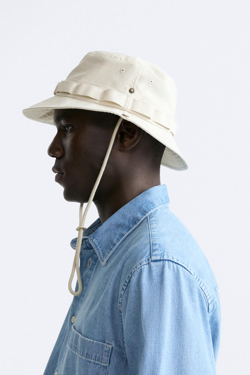 UTILITY BUCKET HAT - Zara фото 15