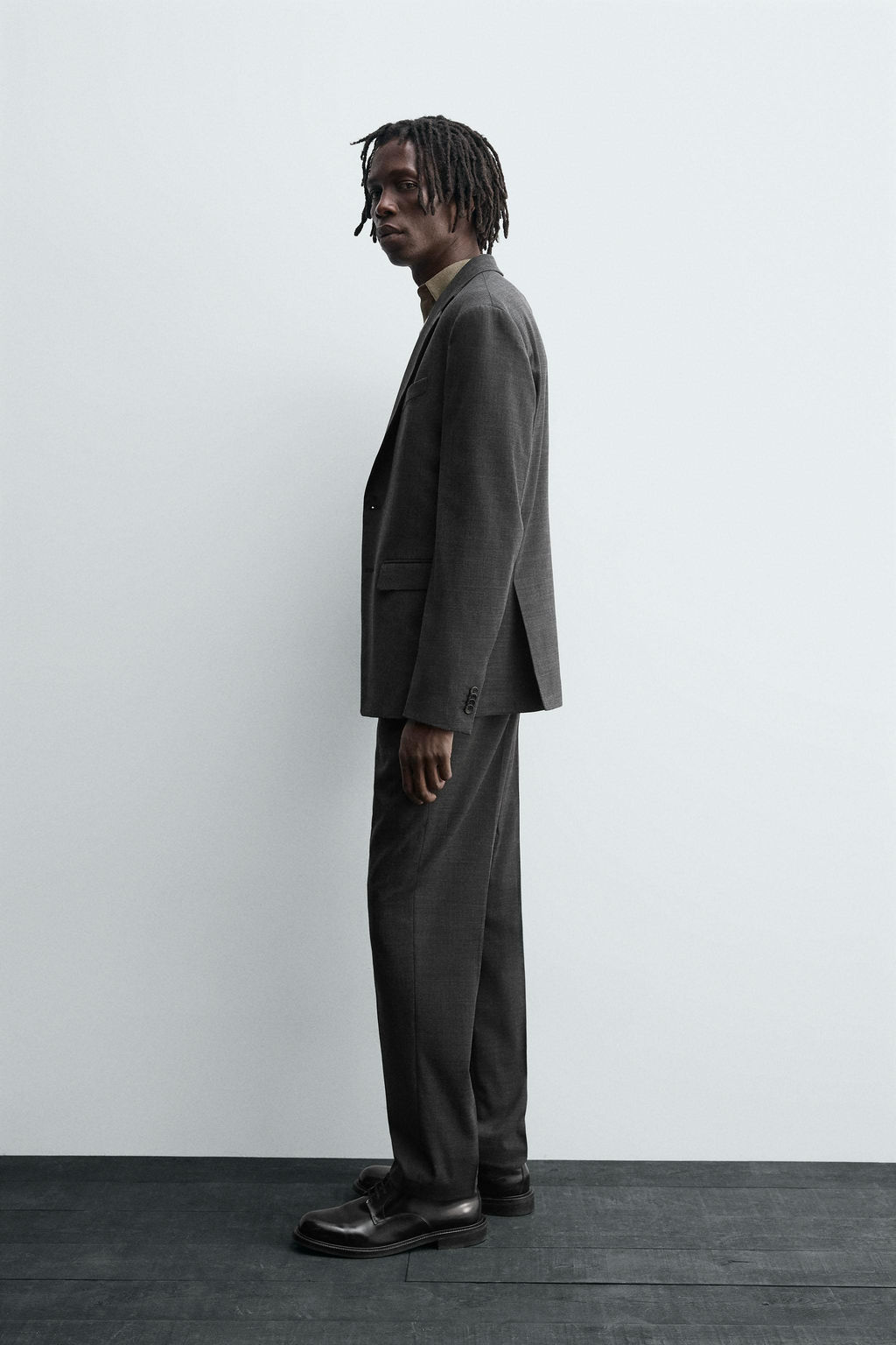 TEXTURED SUIT TROUSERS - Zara фото 13