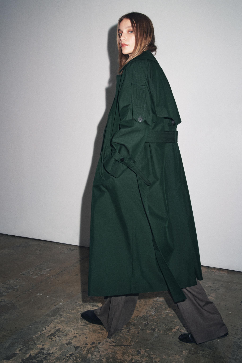 OVERSIDE WATER REPELLENT TRENCH COAT ZW COLLECTION - Zara фото 9