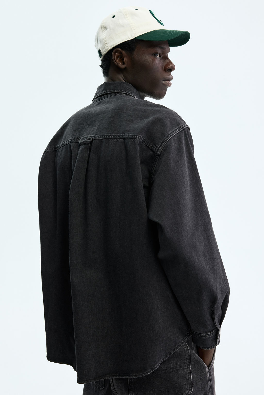 Camisa denim Oversized Fit - H&m фото 4
