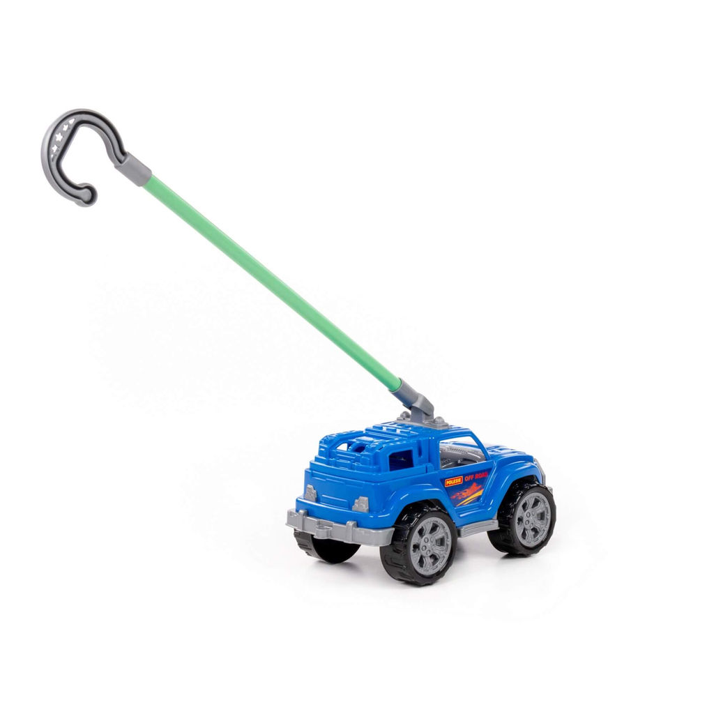 Автомобиль-каталка Легионер с ручкой (синий) - Полесье фото 4