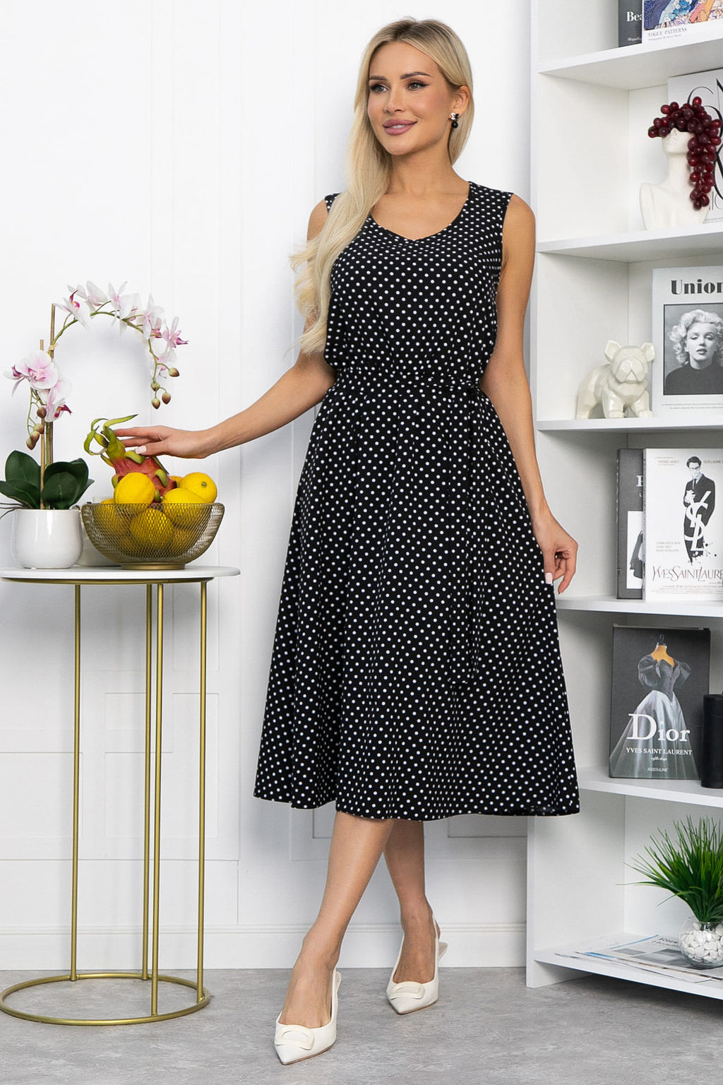 Платье Поцелуй солнца (черное) П13904-19М