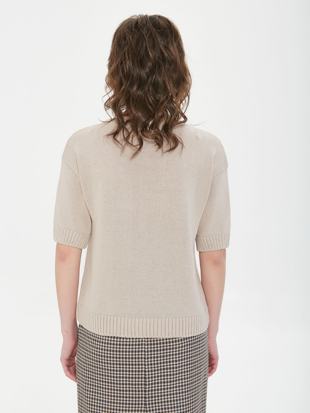 Блузка вязаная