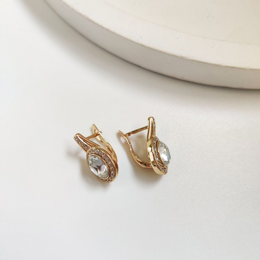 Серьги с кристаллами Swarovski