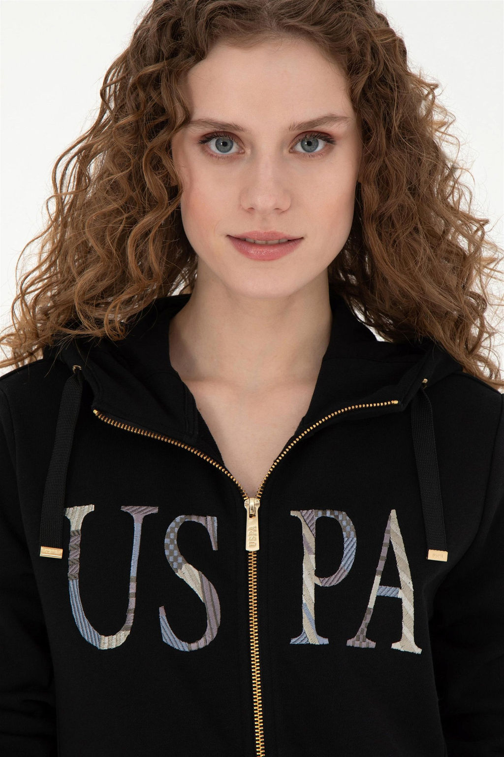 Женский черный базовый свитшот - U.s. polo assn фото 2