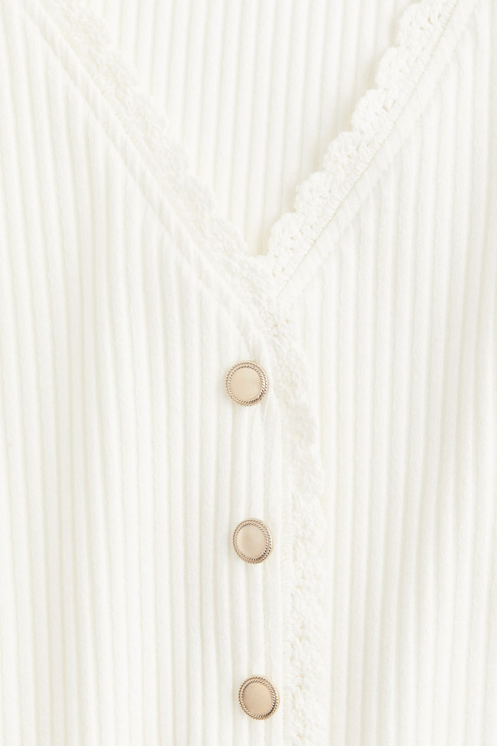 Top de canale con botones - H&m фото 6