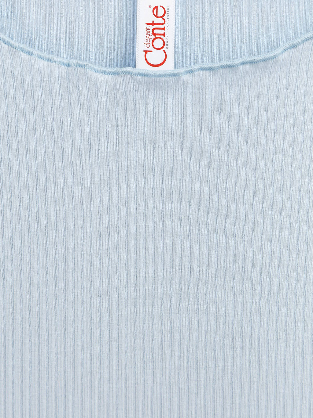 CONTE Джемпер в рубчик из премиальной вискозы LD 1164 light blue - Conte elegant фото 4