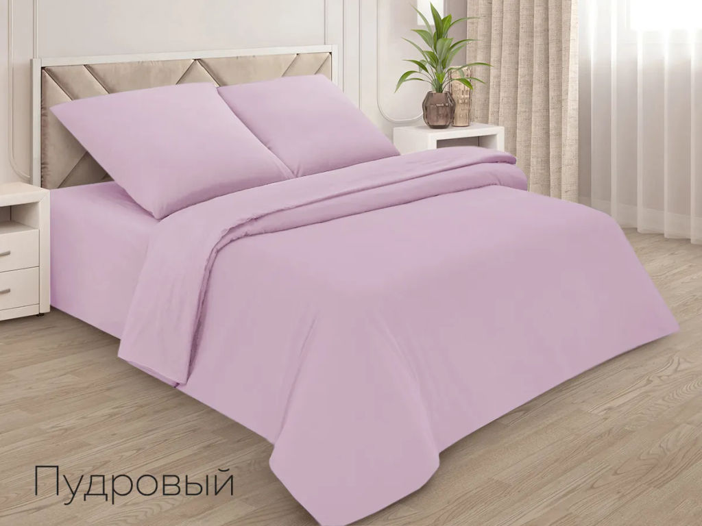 Пододеяльник 2,0сп поплин(темно-серый)