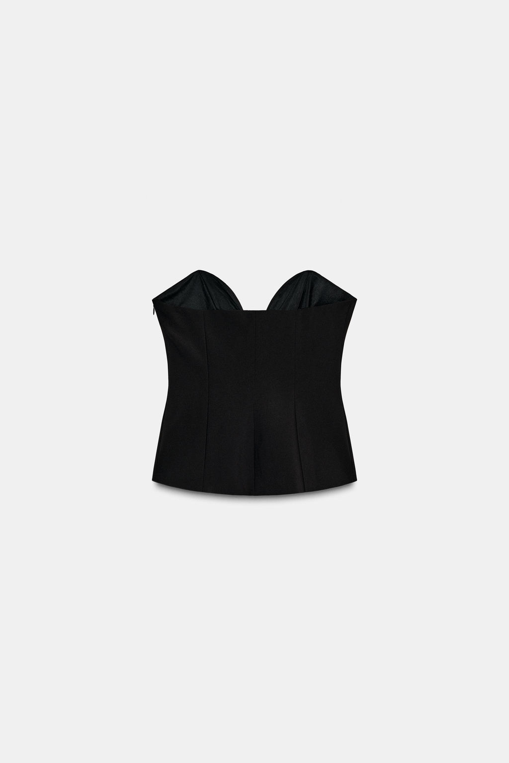 CONTRAST FLOWER BANDEAU TOP - Zara фото 7