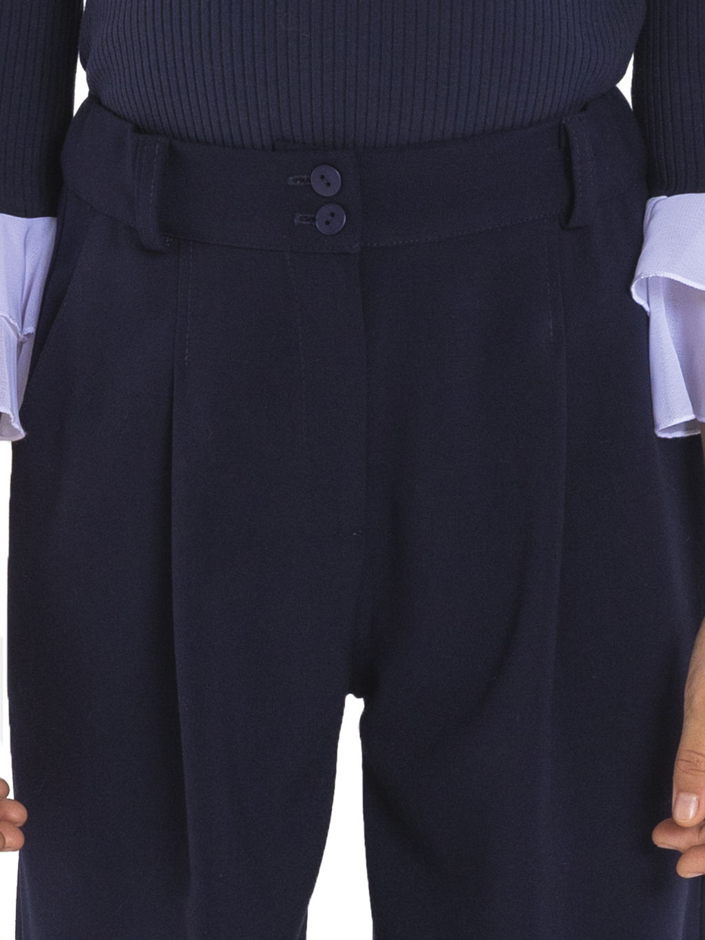 Школьные брюки для девочки О76998 - Карамелли фото 4