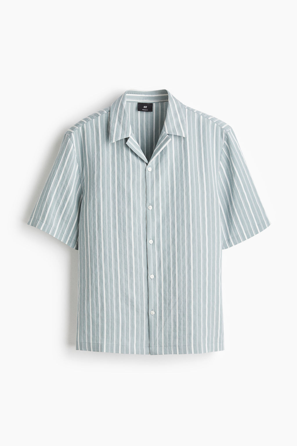 Camisa resort en mezcla de lyocell Regular Fit - H&m фото 2