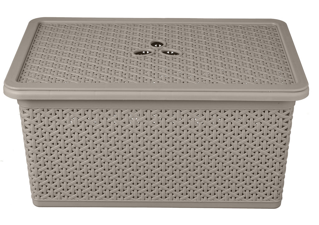 Корзина универсальная Wenge 20 л с крышкой, арт. 2213060