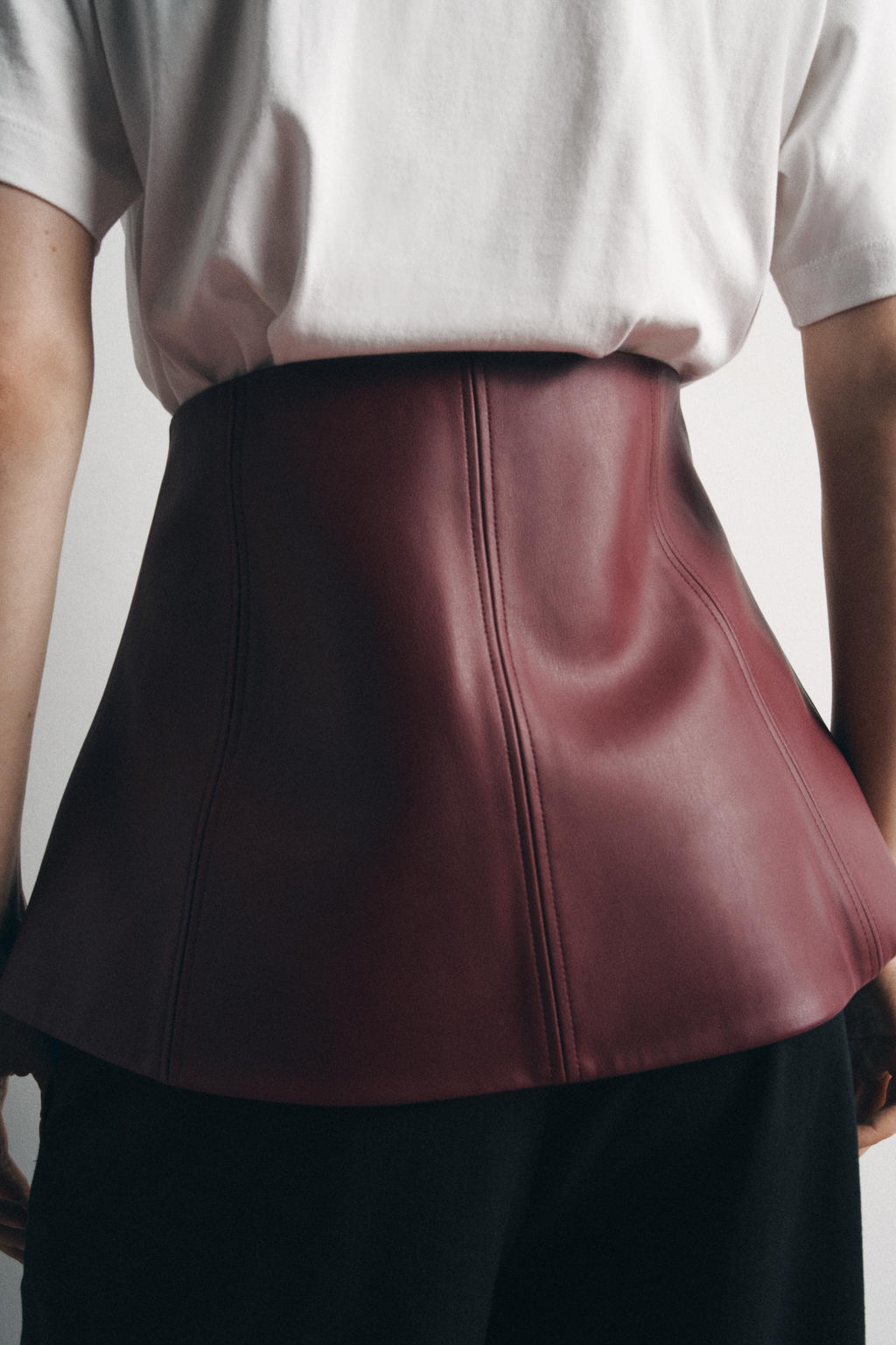 FAUX LEATHER CORSET BELT - Zara фото 3