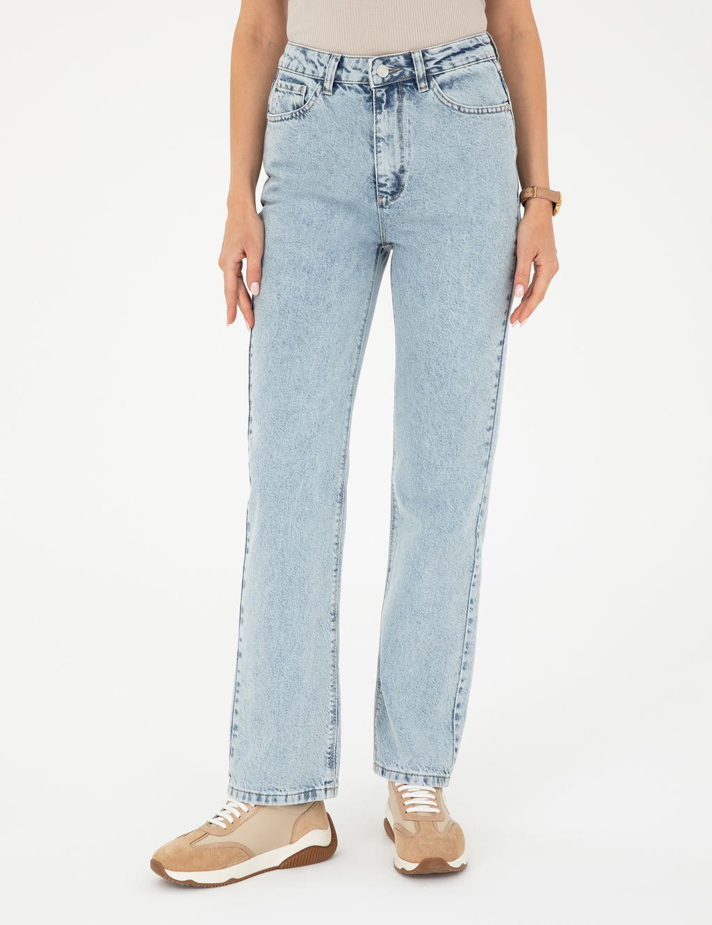 A__k Mavi Straight Fit Jean Pantolon
