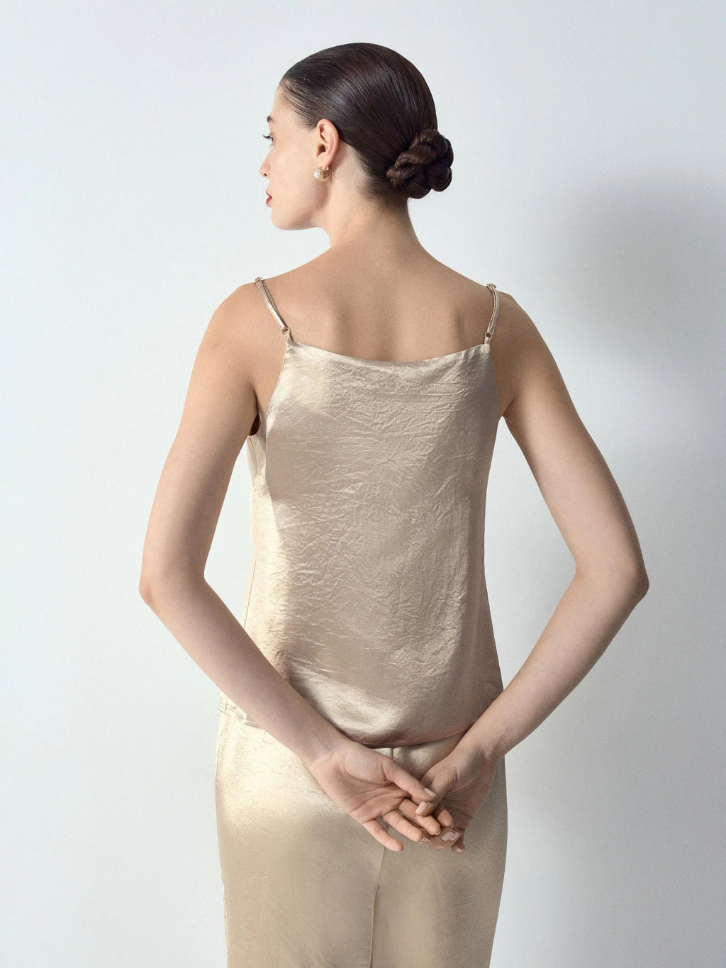 EMKA / Топ на бретелях из ацетата  фото 5