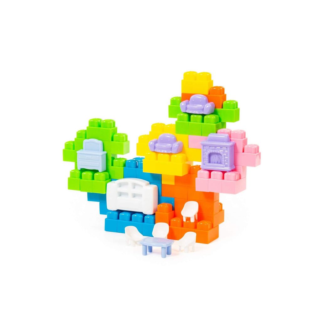 Конструктор Малютка (90 элементов) (в пакете) - Полесье фото 2