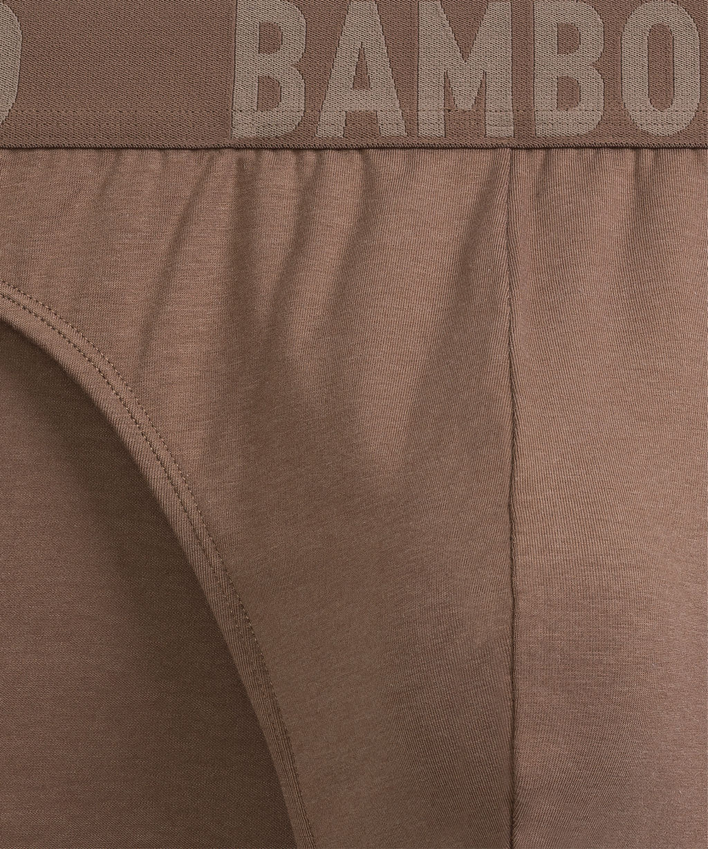 ATLANTIC 3MP-199 Трусы спорт Bamboo - набор 3 шт. светлый хаки + черный + бежевый  фото 6