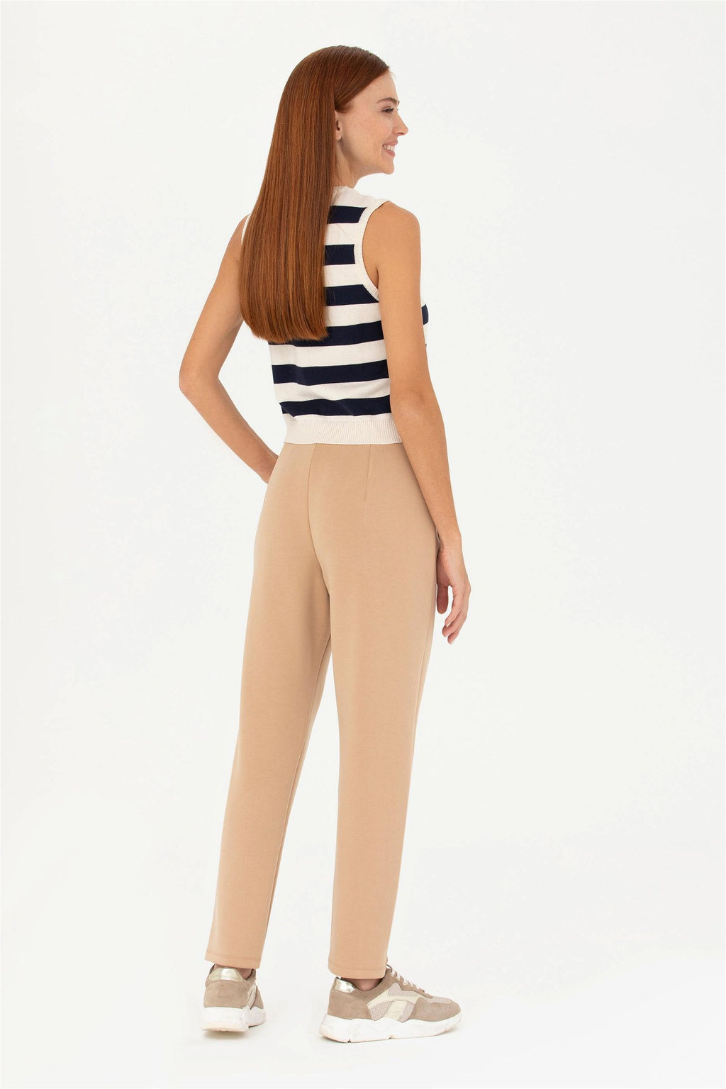 Женские спортивные штаны песочного цвета - U.s. polo assn фото 10