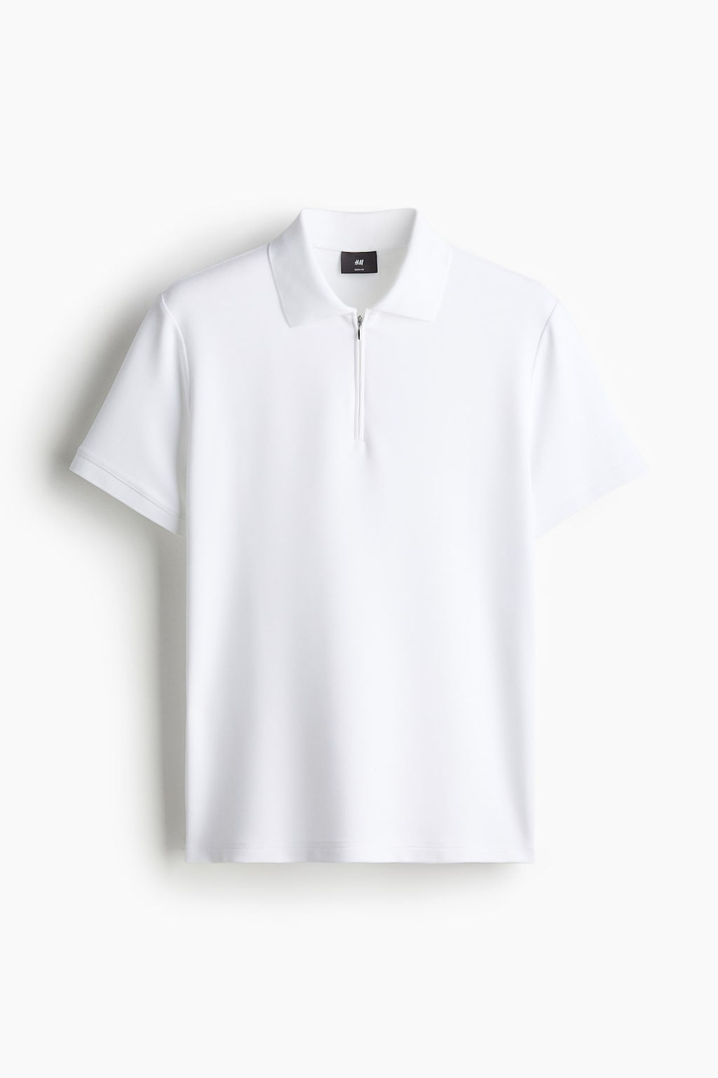 Polo con media cremallera Slim Fit - H&m фото 6