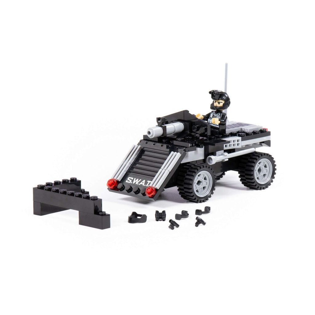 Конструктор Классик Город. Полиция-1.3 (94 элемента) (в коробке) - Полесье фото 2