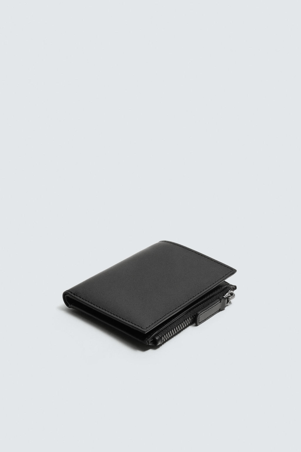 CARTERA MONEDERO PIEL / Negro - Zara фото 2