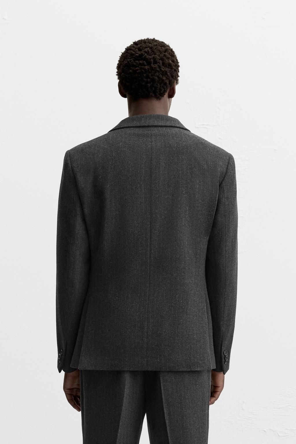 PINSTRIPE SUIT BLAZER - Zara фото 3