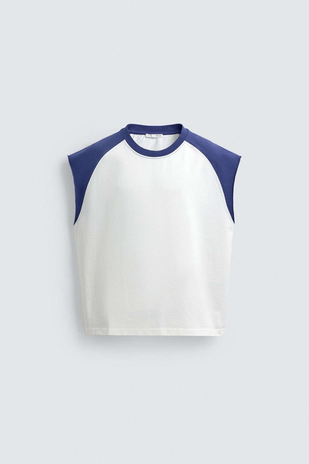 CAMISETA TANK COLOR BLOCK / Blanco