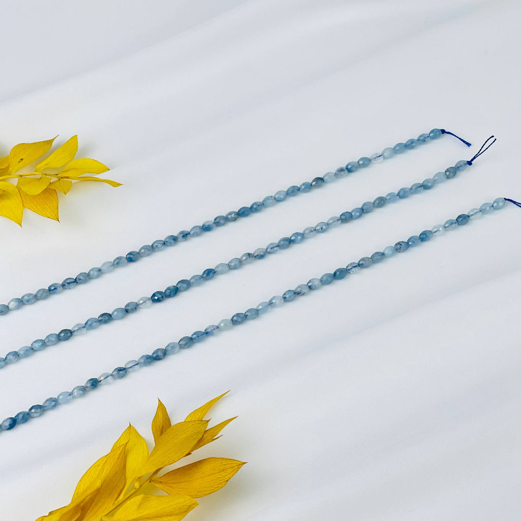 Бусины для украшений из Аквамарина 38 см