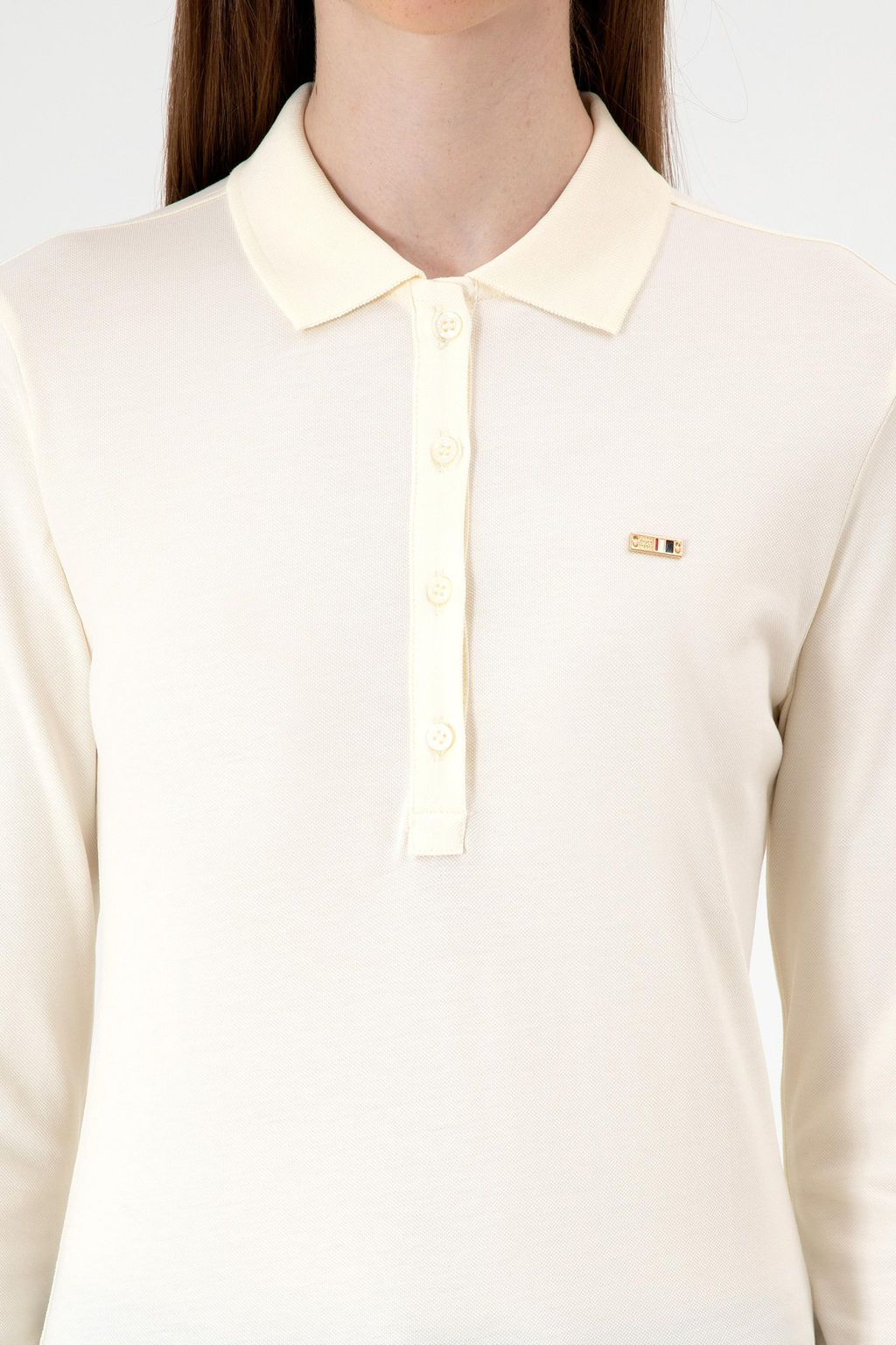 Kad_n BEYAZ Basic Sweatshirt Sepette S_rpriz _ndirim - U.s. polo assn фото 7