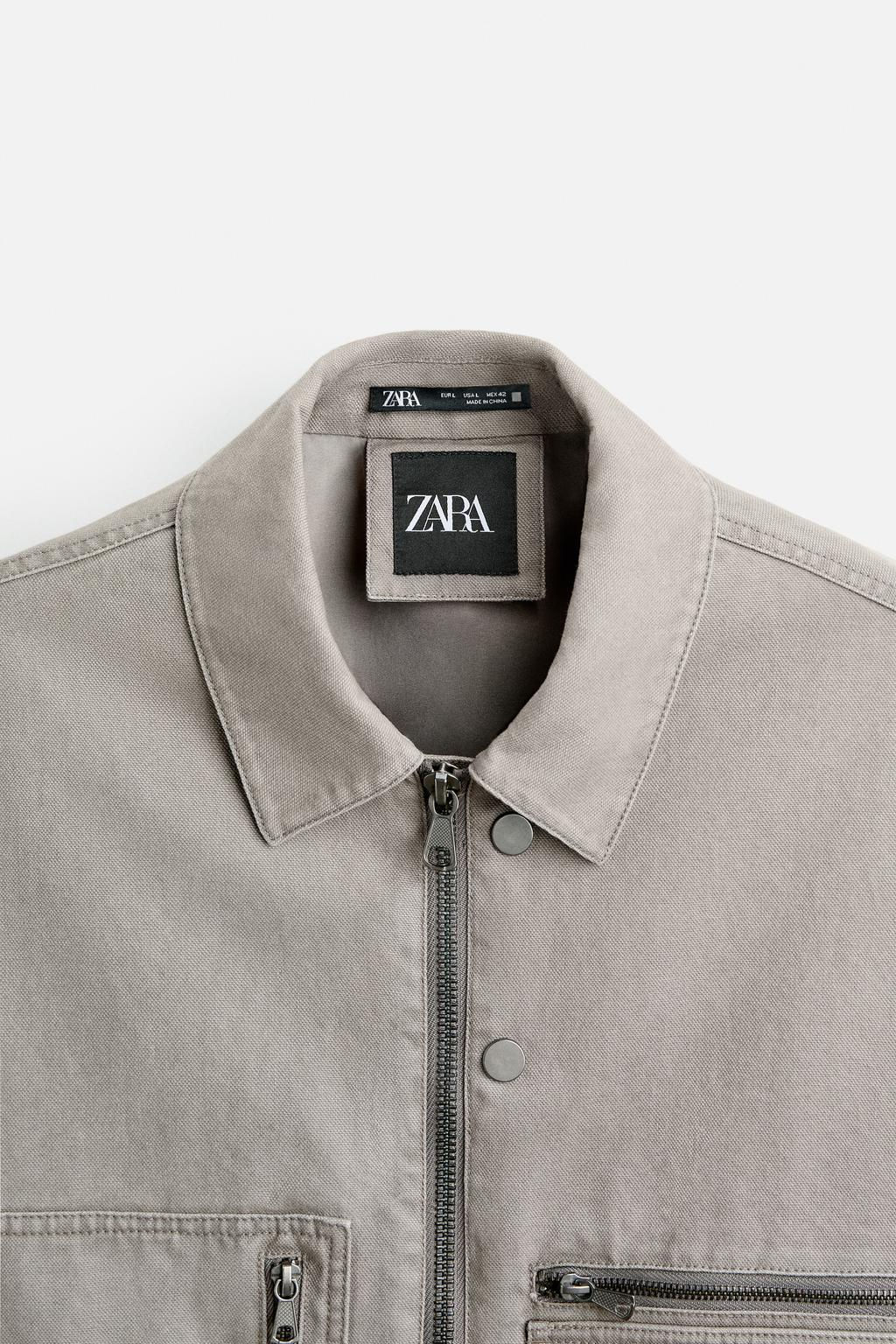 UTILITY JACKET WITH POCKETS - Zara фото 8