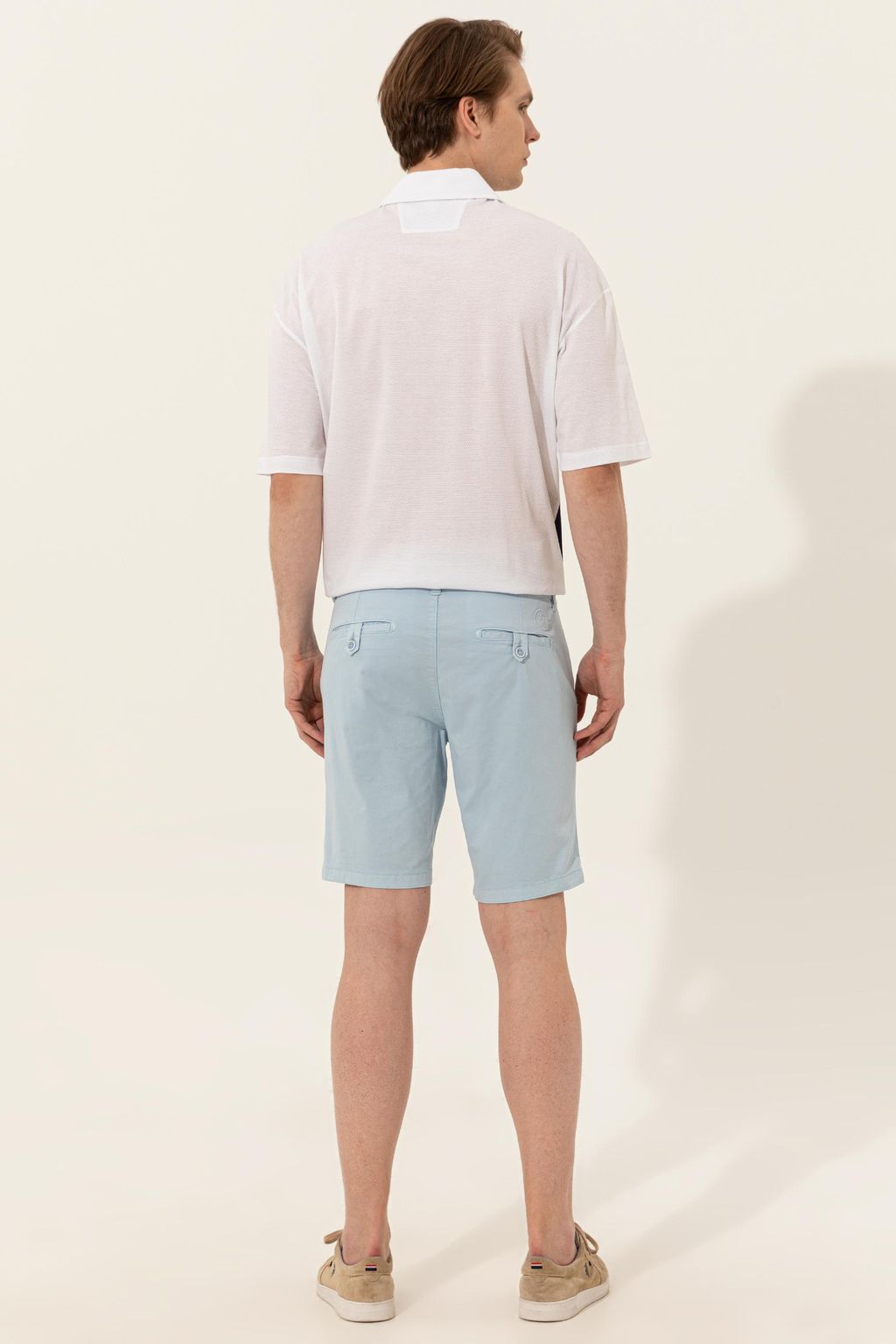 U. S. Polo Assn Мужские голубые тканые шорты - U.s. polo assn фото 4