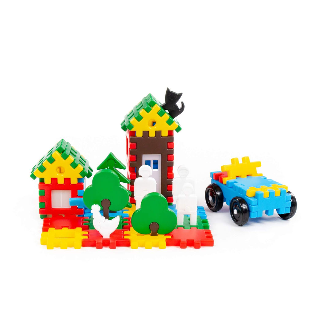 Конструктор Семья (108 элементов) (в ведёрке) - Полесье фото 5