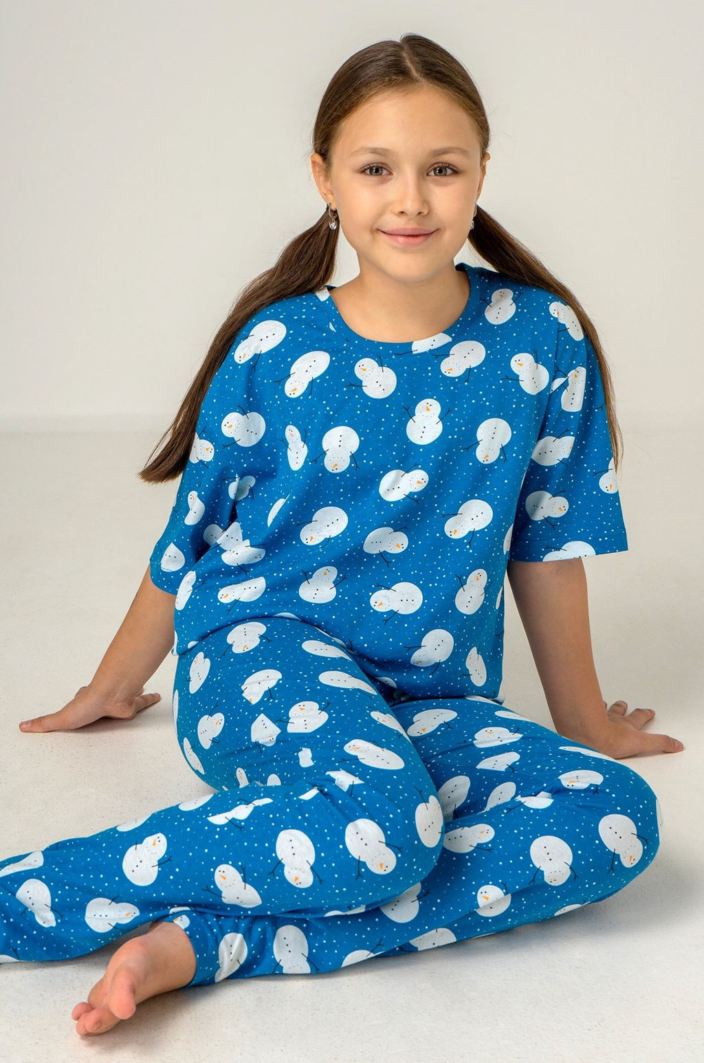 Новогодняя пижама для девочки с брюками Happyfox - Happy fox фото 8