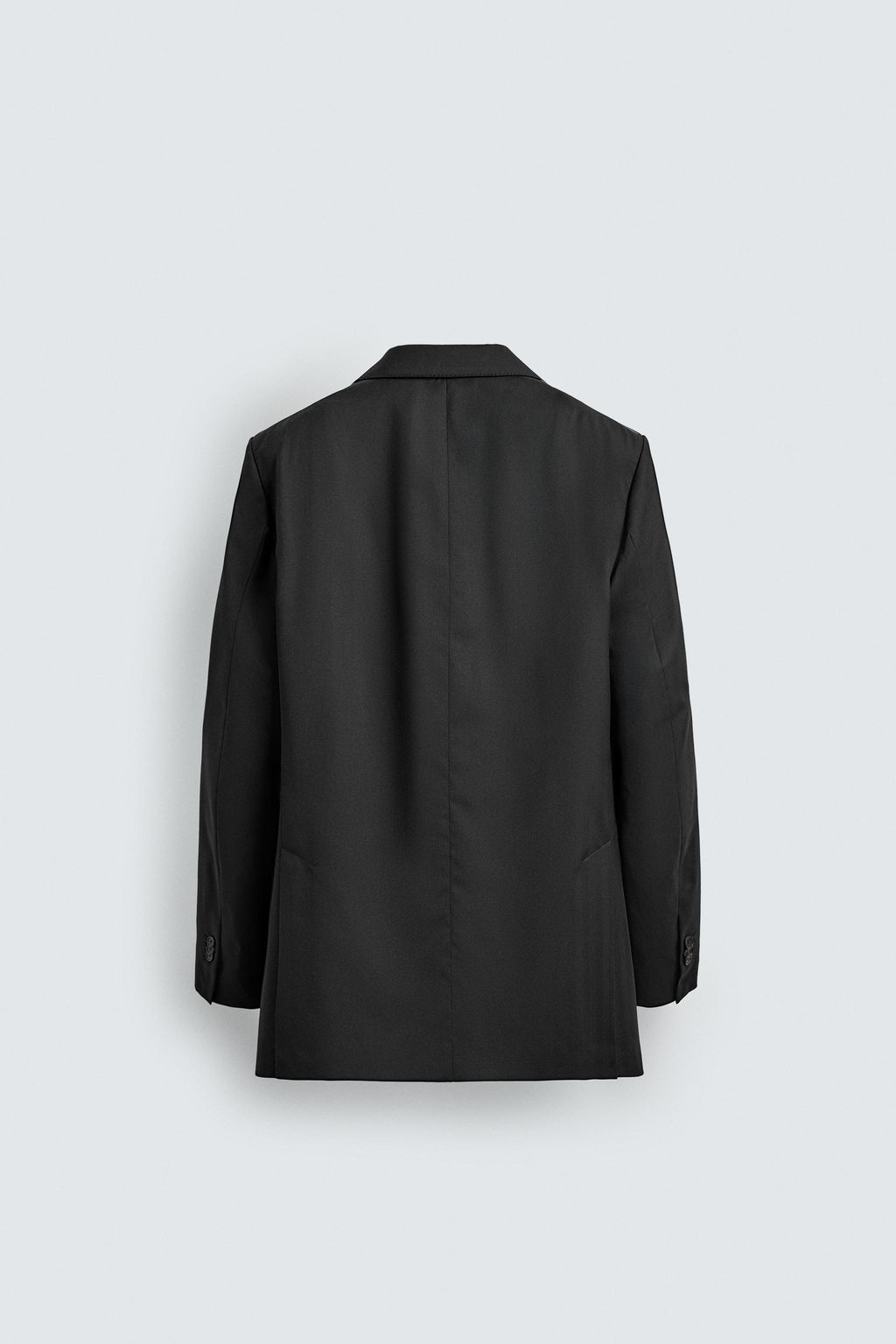 BLAZER CRUZADA TRAJE 100% LANA / Negro - Zara фото 8