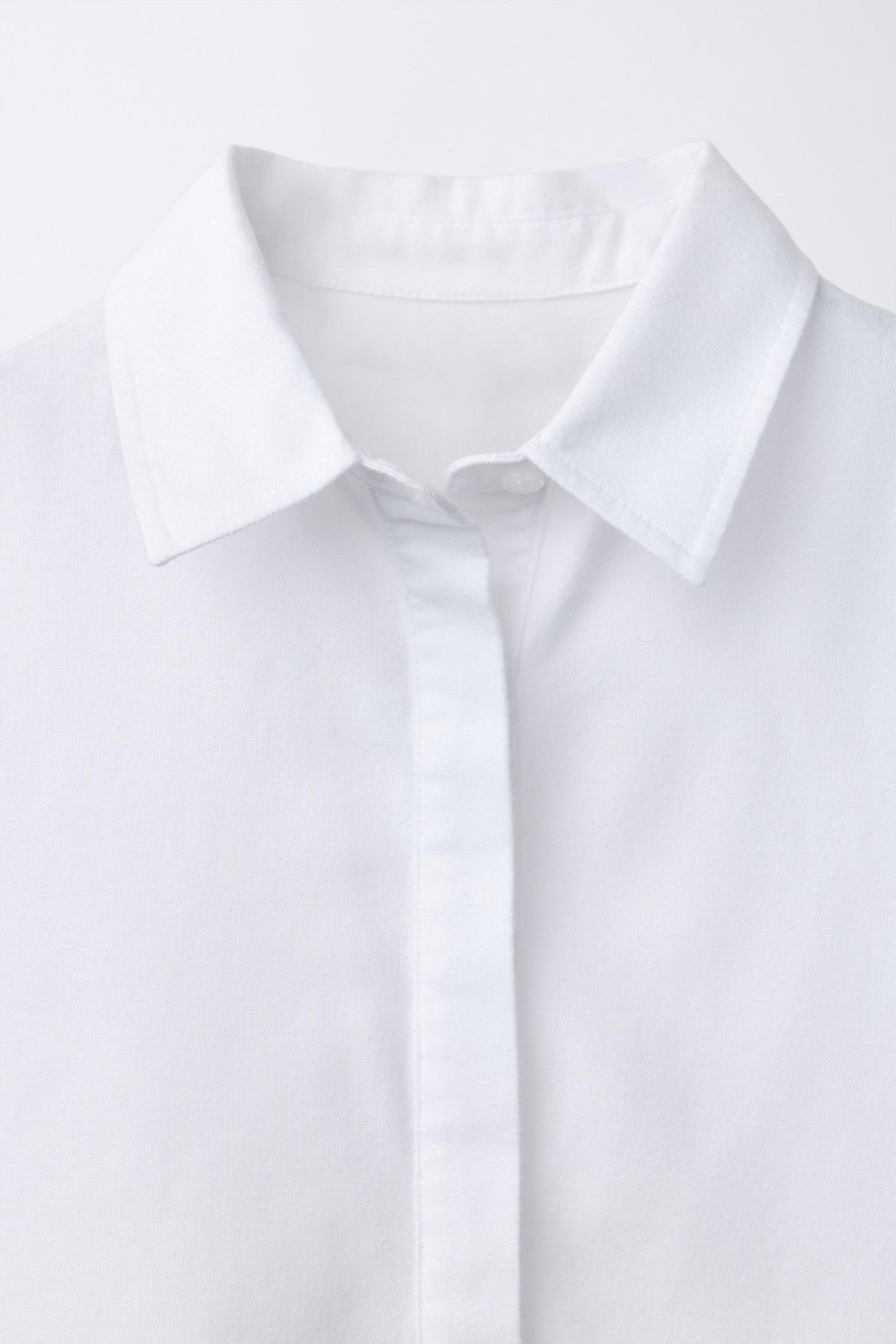 CROPPED SCHIFFLI SHIRT - Zara фото 3
