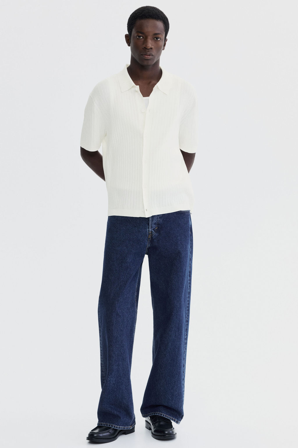 Camisa en punto de canal? Regular Fit - H&m фото 8