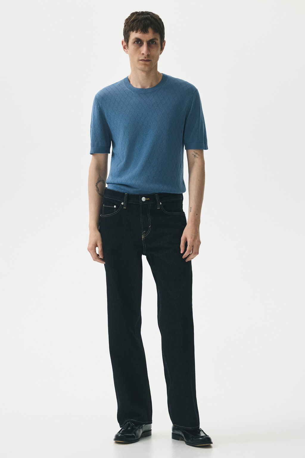 Camiseta de punto Slim Fit - H&m фото 4