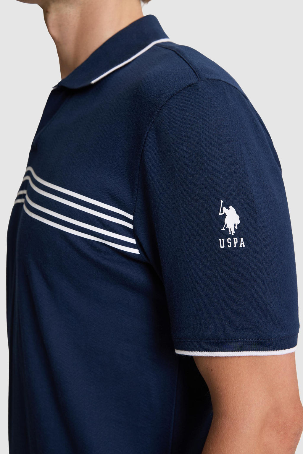 Erkek Lacivert Regular Fit Polo Yaka Ti__rt