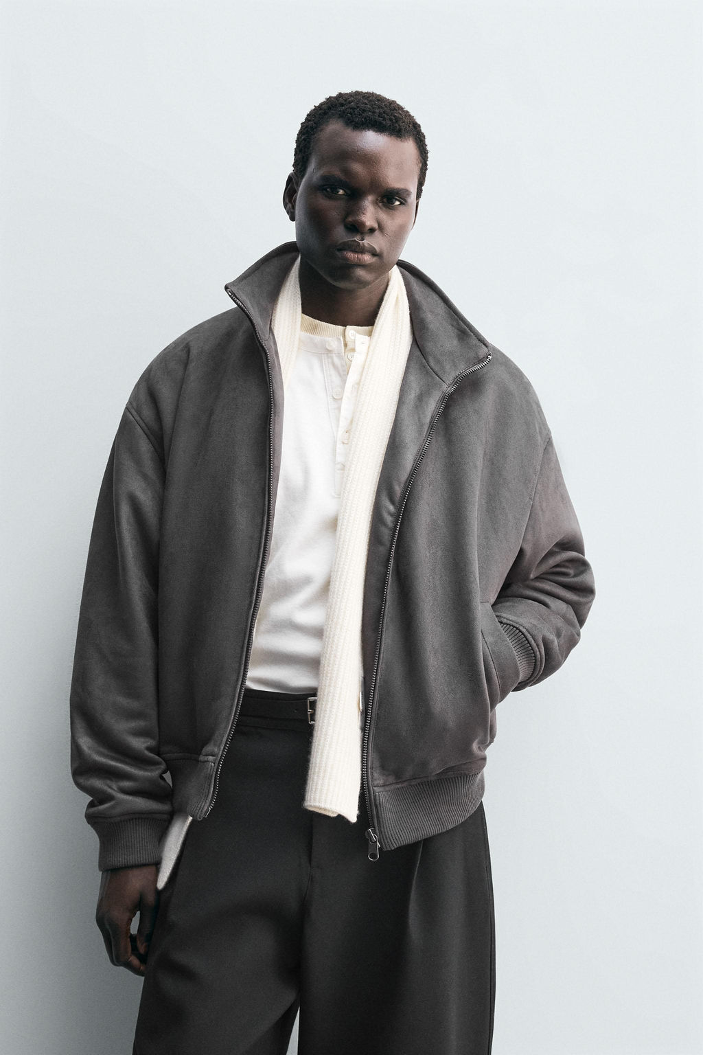 FAUX SUEDE JACKET - Zara фото 2